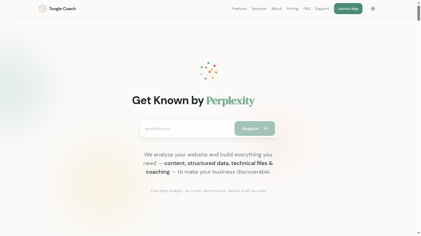Toogle Coach — Get Known by AI